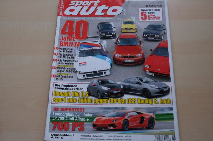 Deckblatt Sport Auto (08/2012)